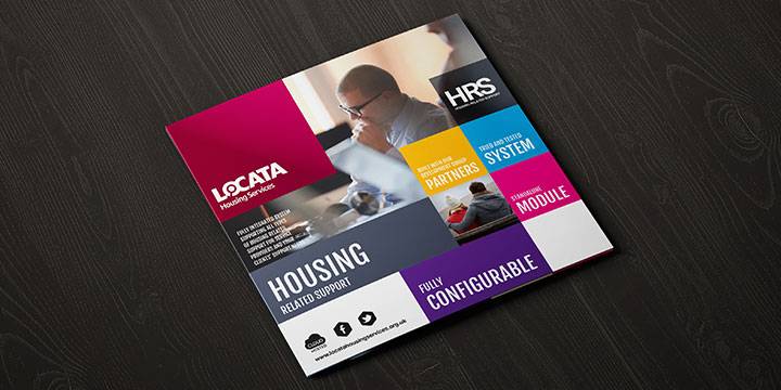 Locata HRS Brochure on a table